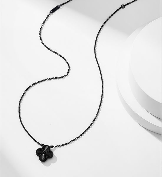 Valentino Stylish Dark Style Pendant Necklace