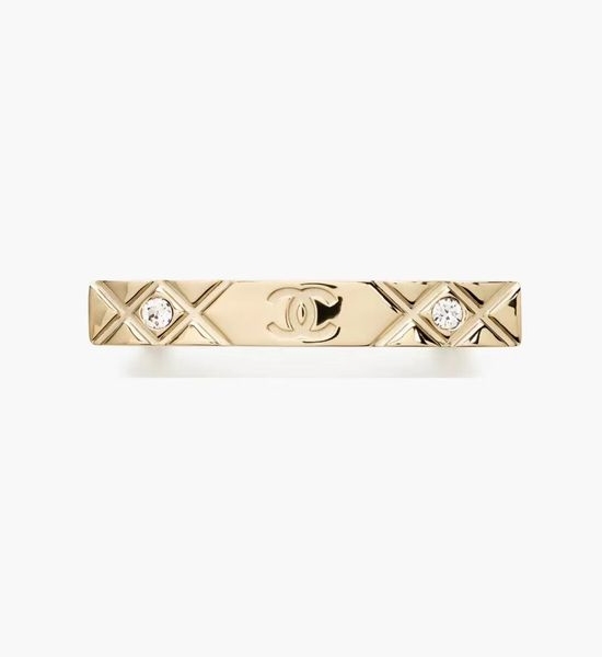 Chanel Quilted Glossy Hair Clip