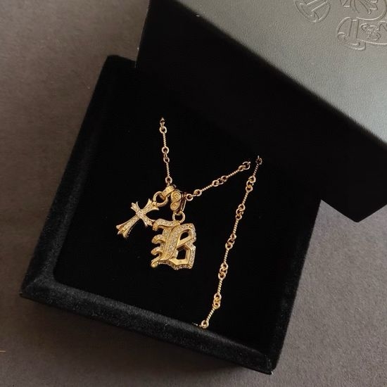 Chrome Hearts Retro Sanskrit Pendant Necklace