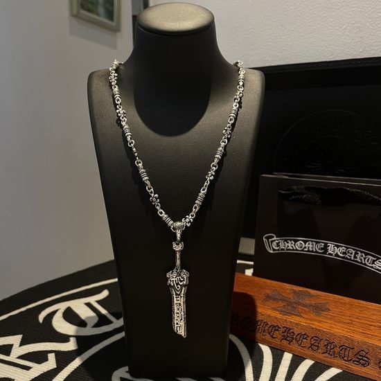 Chrome Hearts Sword Vintage Pendant Necklace