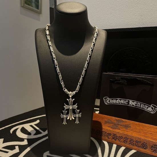 Chrome Hearts Vintage Cross Pendant Necklace
