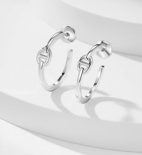 Hermes Classic Symbol Earrings for Stylish Look