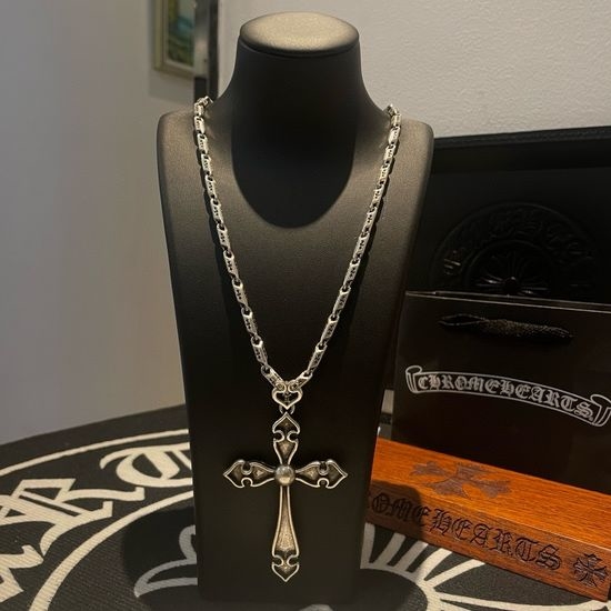 Chrome Hearts Large Cross Pendant Necklace
