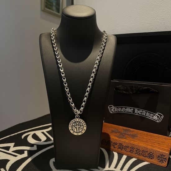 Chrome Hearts Virgin Mary Sword Pendant Necklace