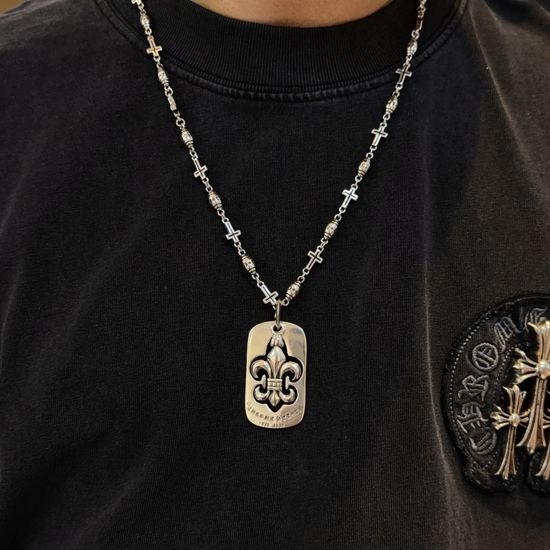 Chrome Hearts Vintage Cross Pendant Necklace