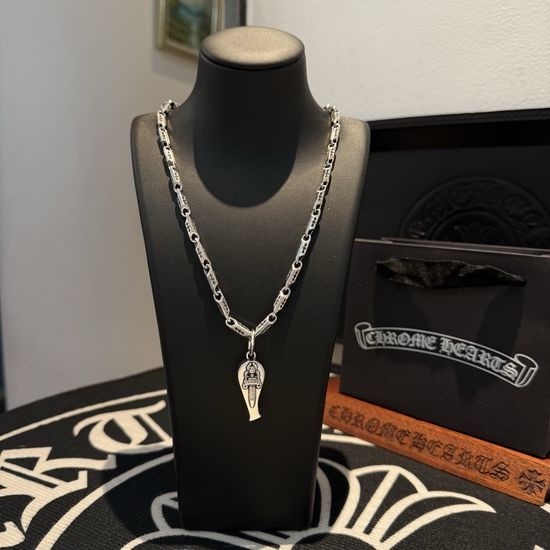 Chrome Hearts Vintage Rhombus Cross Whistle Necklace