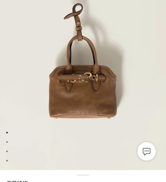 Miu Miu Mini Crossbody Bag Charm Accessory
