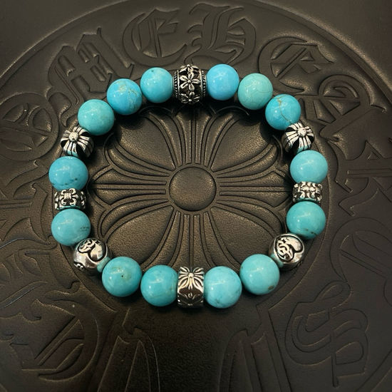 Chrome Hearts Vintage Turquoise Beaded Bracelet