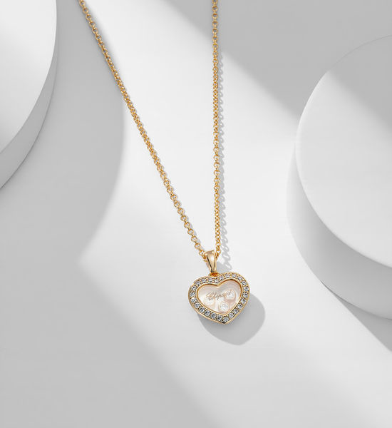 Chopard Diamond Heart Pendant Necklace