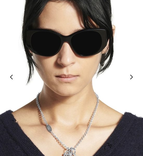 Balenciaga Gold Tone Short Necklace