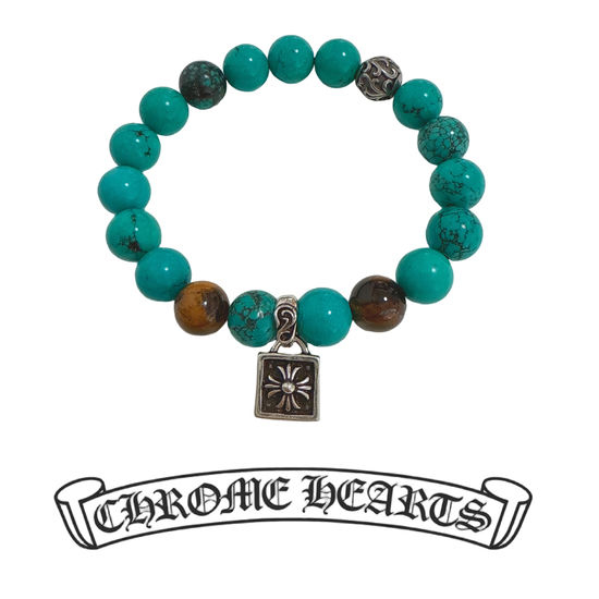 Chrome Hearts Vintage Turquoise Beaded Bracelet