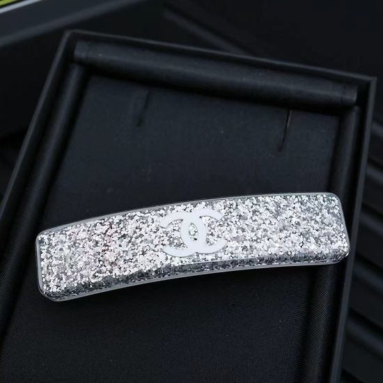 Chanel Enamel Sequin Acrylic Hair Clip