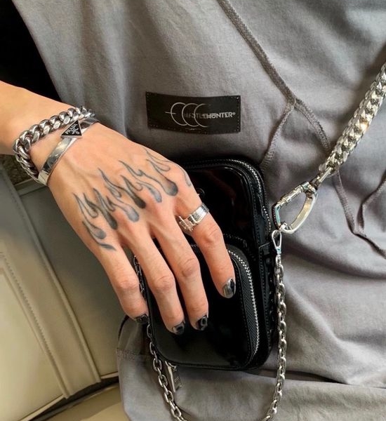 Prada Chic Bling Bling Prada Steel Bracelet