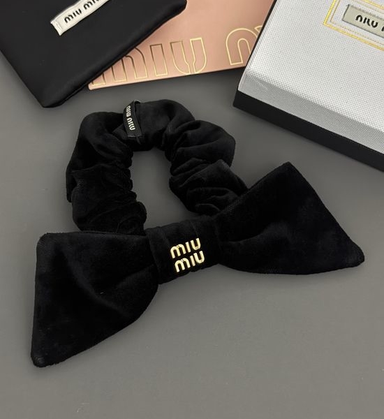 Miu Miu Classic Elastic Hair Ties Set