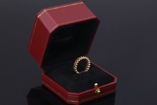 Cartier Geometric Rivet Ring