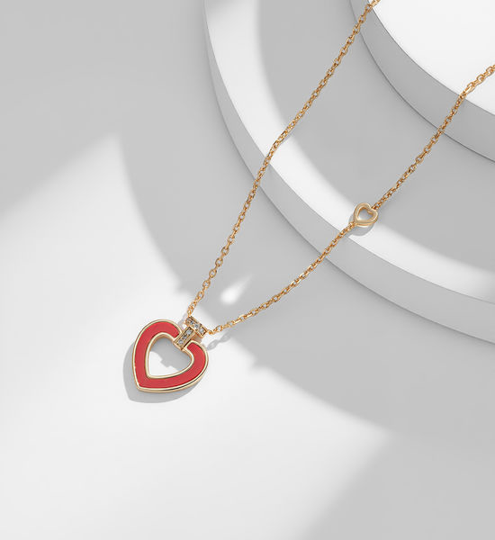 Fred FRED PrettyWoman Heart-Shaped Diamond Necklace
