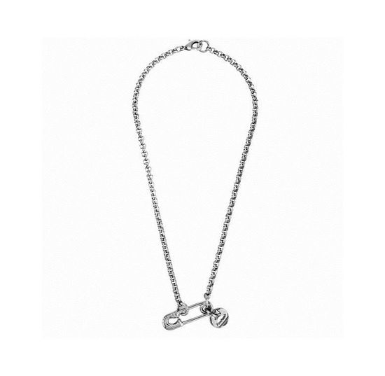 Vivienne Westhood Large Safety Pin Necklace Classic Design Jewelry