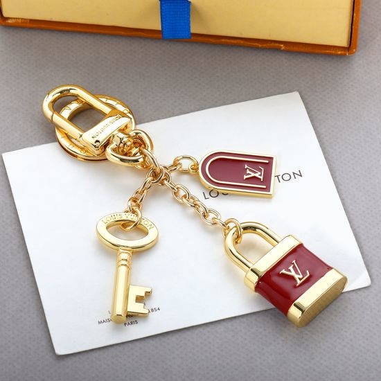 Louis Vuitton LV Lock Design Pendant Keychain
