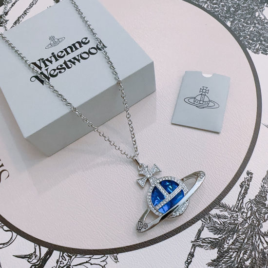 Vivienne Westhood Saturn Design Fashion Pendant Necklace