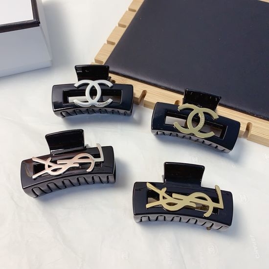 Chanel Acrylic Titanium Steel Hair Claw Clip