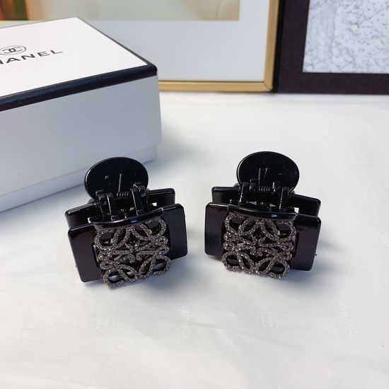 Loewe Hollow Logo Hair Claw Clips