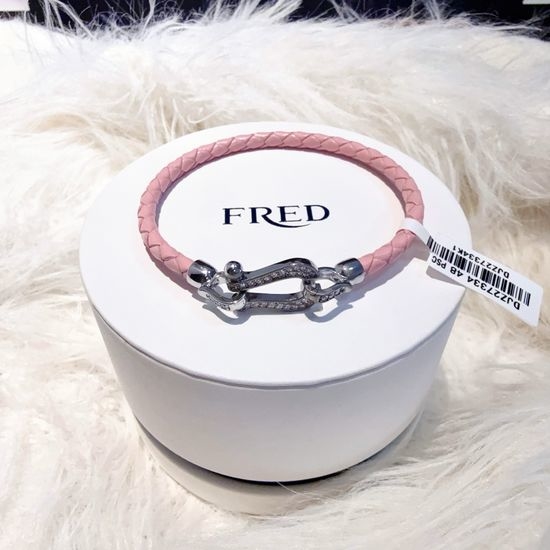Fred Diamond Horseshoe Buckle Bangle Rope