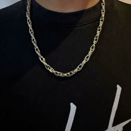 Chrome Hearts Vintage Retro Buckle Pendant Necklace