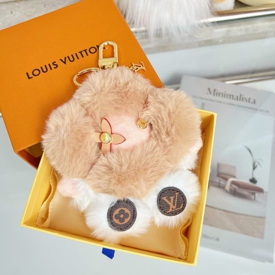 Louis Vuitton LV Plush Sunflower Pendant Keychain