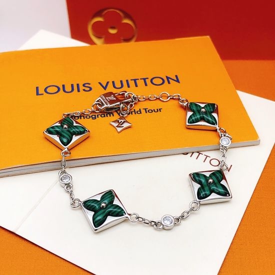 Louis Vuitton LV Green Mother-of-Pearl Bracelet