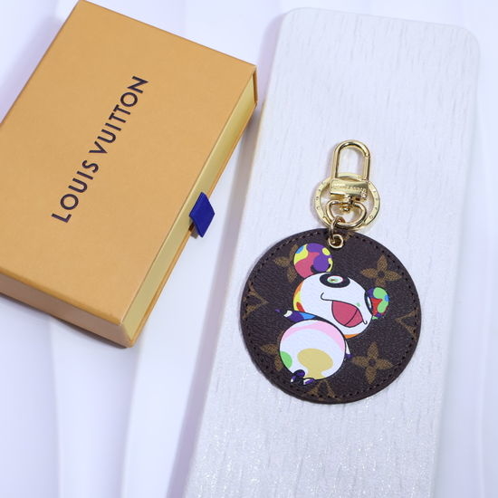 Louis Vuitton LV Round Disc Keychain Bag Charm
