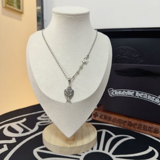Chrome Hearts Vintage Angel Wing Pendant Necklace