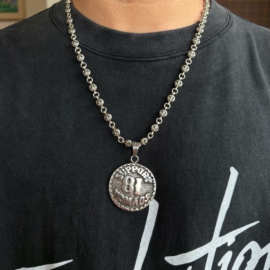 Chrome Hearts Unique Scout Flower Pendant Necklace