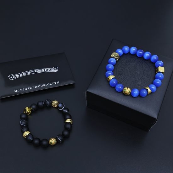 Chrome Hearts Vintage Retro Beaded Bracelet