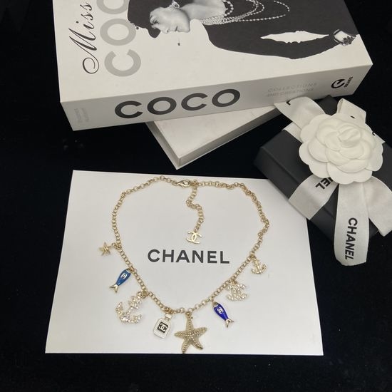 Chanel Sea Elements Pendant Necklace