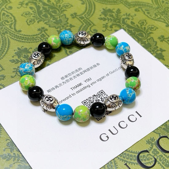 Gucci Natural Onyx Vintage Bracelet