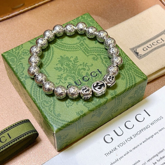 Gucci Classic Engraved Logo Decorative Bracelet