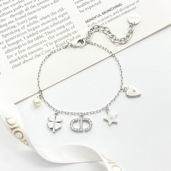 Christian Dior CD Multi Element Charm Bracelet