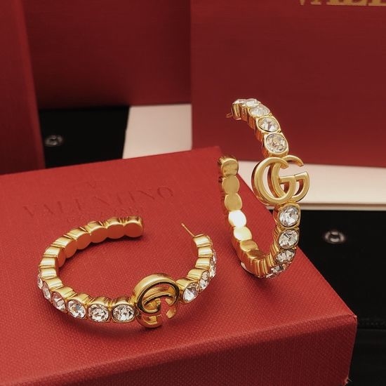Gucci Round Moon Shaped Earrings