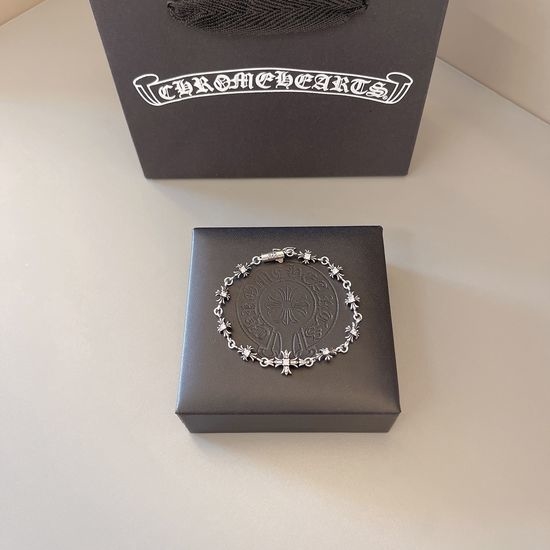 Chrome Hearts Sleek Cross Pattern Bracelet