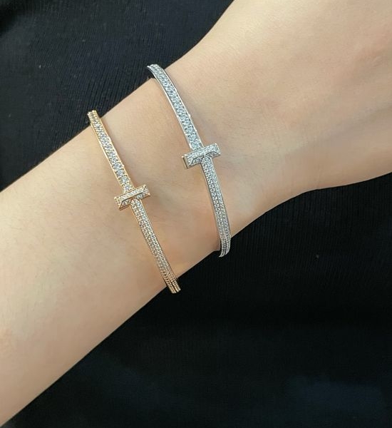 Tiffany & Co. Full Diamond Decorated Bangle