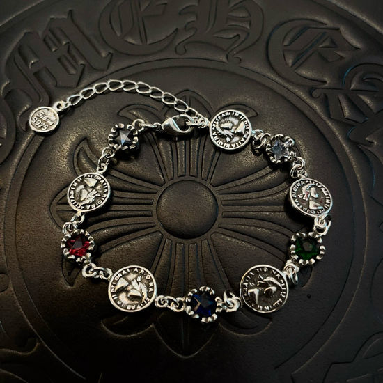 Chrome Hearts Retro Pattern Engraved Bracelet