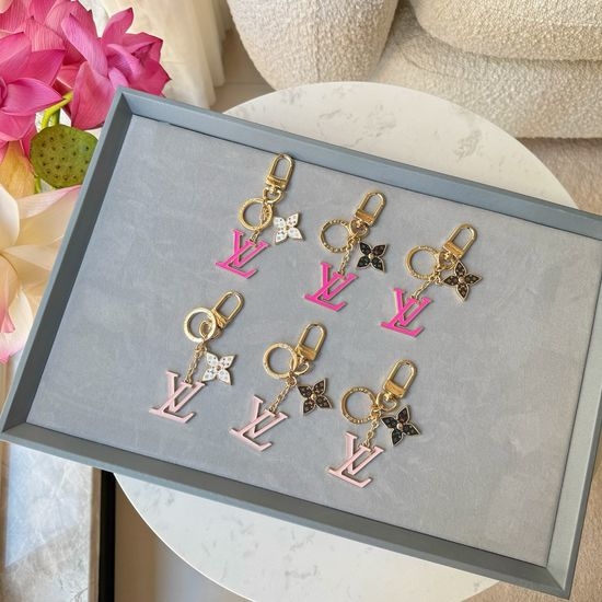 Louis Vuitton LV Colorful Enamel Keychain Bag Pendant