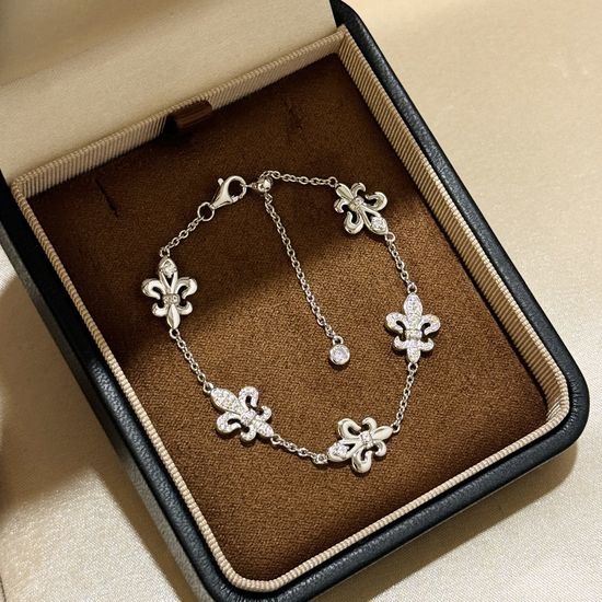Chrome Hearts Full Diamond Reversible Bracelet