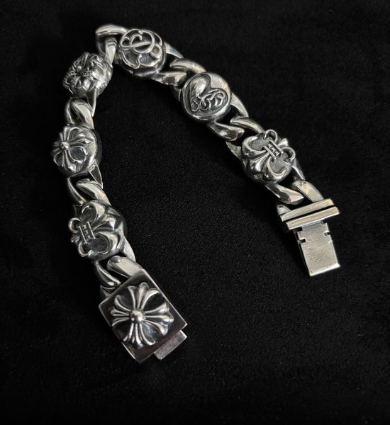 Chrome Hearts Multi Element Thick Chain Bracelet