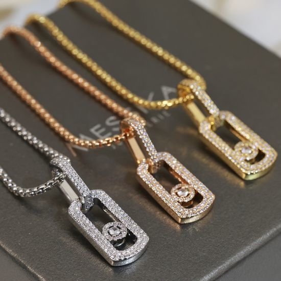 Messika Messika Adjustable White Gold Necklace