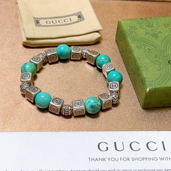 Gucci Vintage Beaded Bracelet Classic Design