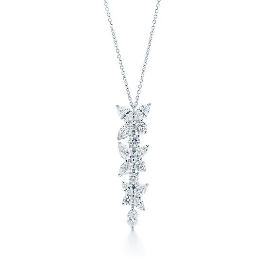 Tiffany & Co. Marquise Cut Delicate Fine Necklace