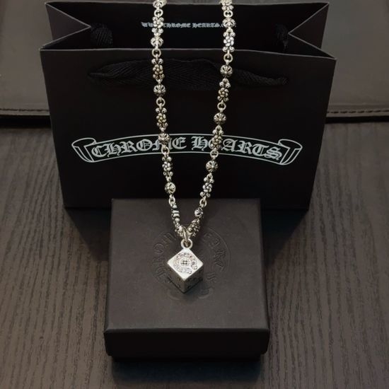 Chrome Hearts Vintage Dice Pendant Necklace