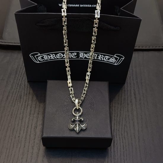 Chrome Hearts Vintage Fleur de Lis Pendant Necklace
