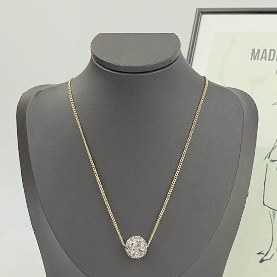 Chanel Hollow Star Ball Clavicle Necklace
